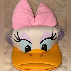 2025 Disney Parks Daisy Duck Mesh Bow Hat Baseball Cap Adjustable Mesh EUC